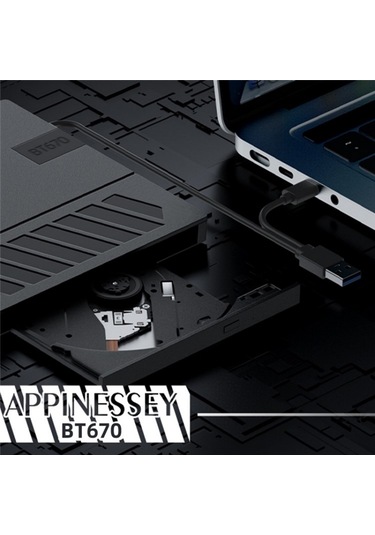 Sones Bt670 Sd Tf Kart Yuvalı Çok İşlevli Harici Optik Sürücü Dvd Yazıcı