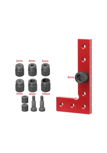 2-10mm Ağaç İşleme İçin Kendiliğinden Merkezlenen Dübel Takımı B Tipi