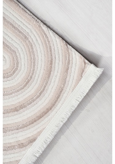 Volora Halı Koleksiyonu Yumuşak Dokulu, Modern İnce Form, Tozumaz Ve Kolay Temizlenebilir Krem - Bej