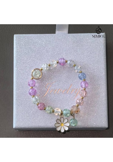 Papatya Kristal Dua Bileziği Pembe