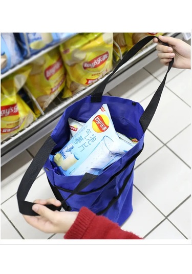 Bestshop1 Katlanabilir Tekerlekli Alışveriş Çantası 438171454