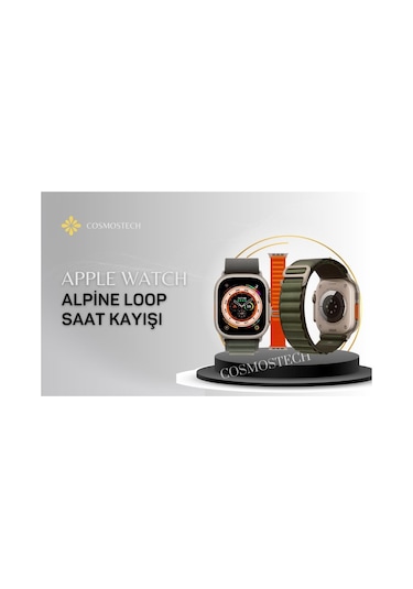 Watch Band Alpine Loop Saat Kayışı Turuncu Beyaz