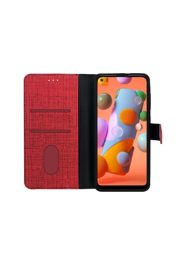 Huawei P40 Lite Kilif Fitcase Fabric Kapakli Cüzdanli 438058952