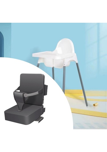 Suntek Yemek Masası Için Yükseltici Koltuk 32cmx36cmx10cm-koyu-gri