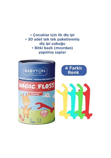 Babyton Çocuklar İçin Diş İpi