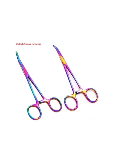Mufunye Titanium Çelik Oluklu Balık İğnesi Çıkarıcı - Kan Durdurucu, 16cm, Versatil Olta Aksesuarı Renkli