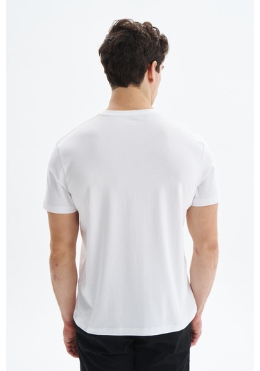 Arma Erkek Regular Fit Yazı Baskılı Süprem Bisiklet Yaka Tişört Y29344472702 Beyaz