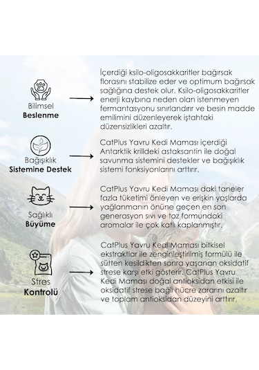 Catplus Tavuklu Hamsili Yavru Kedi Maması 1500 G