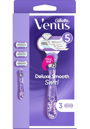 Gillette Venus Swirl Tıraş Makinesi +  Yedek Başlık 3'lü