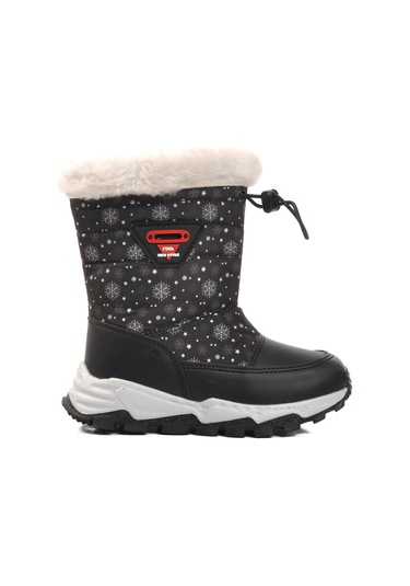 Siyah İçi Polarlı Kız Çocuk Bot Sidney P Siyah