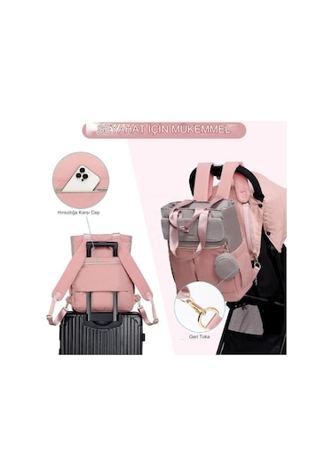 Electronıc Outlet Ub2079 Lovevook Çantası Bebek Bakım Çantası Yenidoğan Emzirme Çantası Anne Çantası Haki