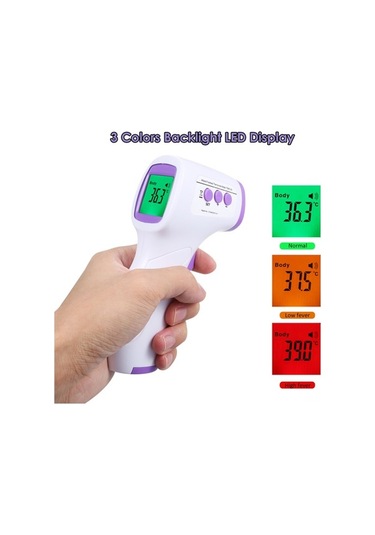 Novahub Anında Ölçüm Kızılötesi Alın Termometre - Led Ekranlı, Obje & Vücut Sıcaklığı Ölçer - Temassız, Güvenli Ve Kolay Kullanım