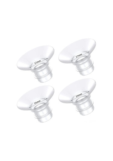 Geeroyoo Elektrikli Göğüs Pompası Yedek Aksesuarı - 17mm Ve 19mm Silikon Flanş Takımı