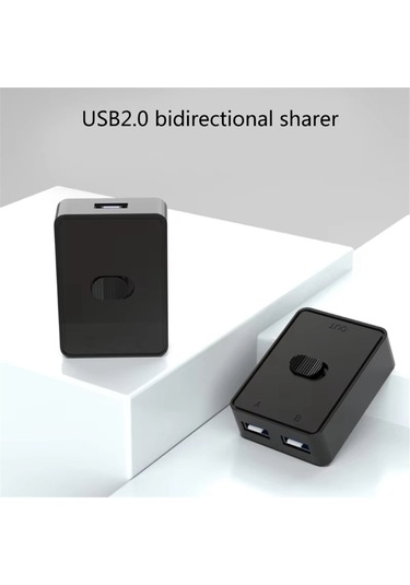 Leasetake 2 Port Usb Switcher Yazıcı Paylaşımı Çift Yönlü Anahtarlar 2 Giriş Ve 1 Çıkış Veya 1 Giriş Ve 2 Çıkış Usb Paylaşım Anahtarı Usb2.0