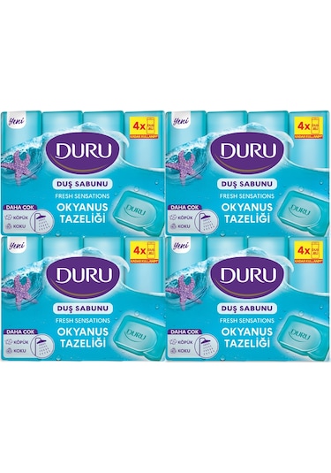 Duru Fresh Duş Sabunu Okyanus Esintisi 4 x 150 G
