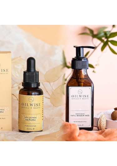 Oilwise Soğuk Sıkım Tatlı Badem Yağı 100 ML + Göz Çevresi Serumu 30 ML