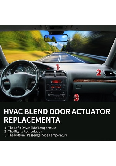 Supermarket1 Chevrolet, Gmc, Cadillac, Buick, Pontiac İçin Klima Kapak Aktüatörü - 1999-2014, Kolay Montaj, Uyumlu Parça