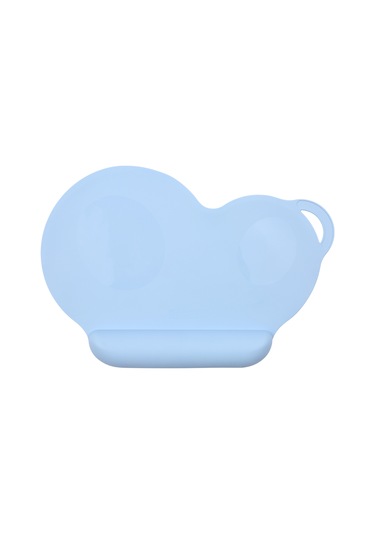 Moveevo Mavi Yemek Dereceli Silikon Bebek Yemek Matı, Yemek Düşmesini Engeller, Sağlam Tutuşlu, Taşınabilir Ve Katlanabilir Çok Renkli