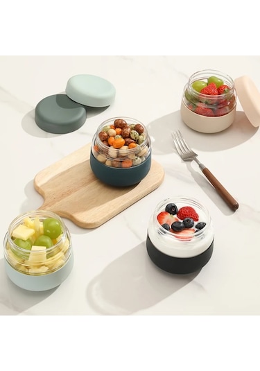 Willowhaven Siyah 16oz Borosilikat Cam Yemek Kabı Kapaklı Hava Geçirmez Mikrodalga Fırın Dayanıklı Siyah