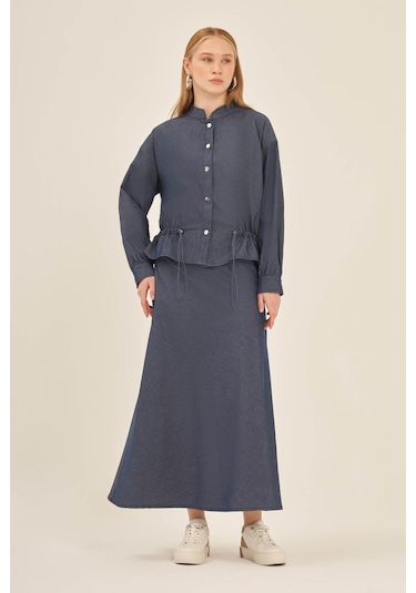 Ftz Women Kadın Etekli Takım Lacivert 31140 Lacivert