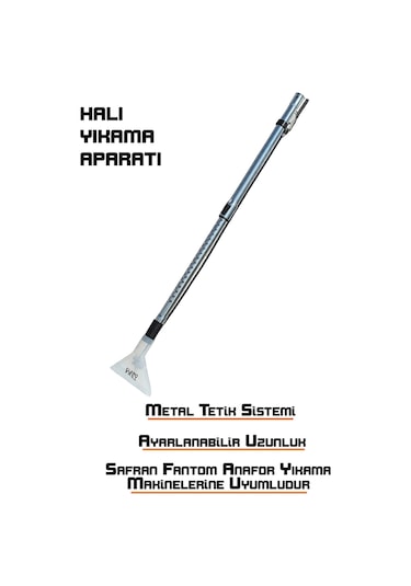 Teleskopik Halı Yıkama Aparatı Safran Fantom Anafor Uyumlu