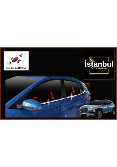 Hyundai Kona Cam Kernar Çıtası