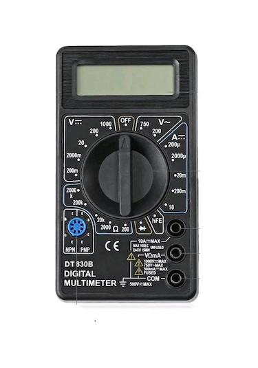 Oem Dt830b Dijital Multimetre Voltmetre Ampermetre