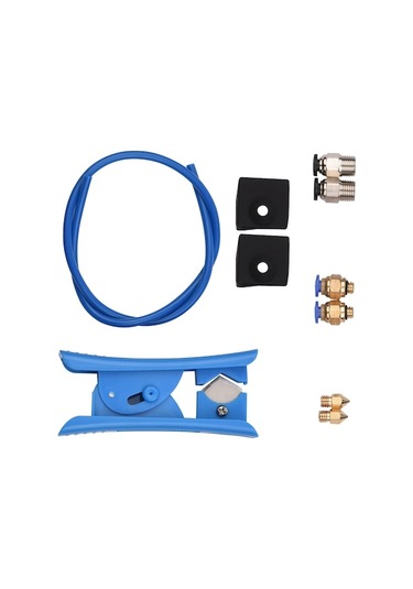 Creality Cr-10/ender 3 İçin 3d Yazıcı Bakım Seti: 40cm Ptfe Boru, 0.4mm Nozzle, Fittingler Ve Silikon Kılıf