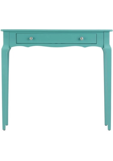 Wooding 100 Cm Çekmeceli Masif Turkuaz Lake Bonamy Dresuar Turkuaz