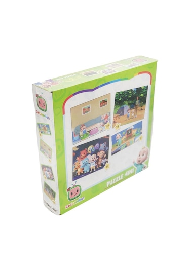 Laço Kids Cocomelon 4 In 1 Puzzle Co7898, Çocuklar Için Eğlenceli Puzzle