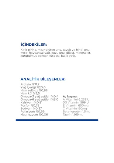 Hill's Science Plan Kuzu Etli Yetişkin Kedi Maması 1,5 Kg