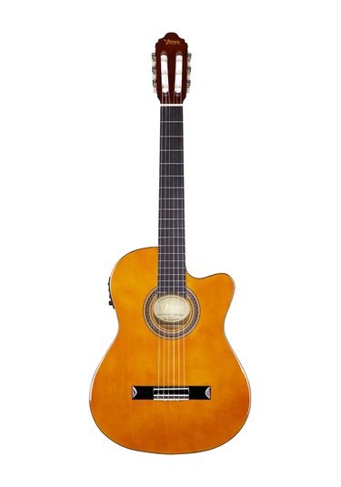 Valencia Vc104thnce Elektro Klasik Gitar Sap Çelikli 4/4 Naturel