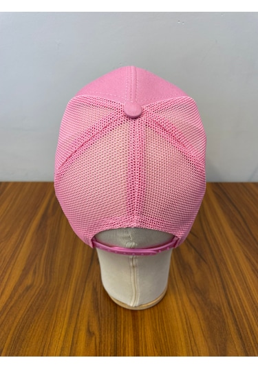Ny Yankees Nakışlı Fileli Yazlık Beyzbol Cap Şapka Pembe