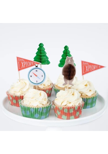 Meri Meri - Kamp Cupcake Kiti - 24 Adet