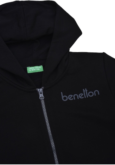 United Colors Of Benetton Erkek Çocuk Sweat Bntb21876 Siyah Siyah
