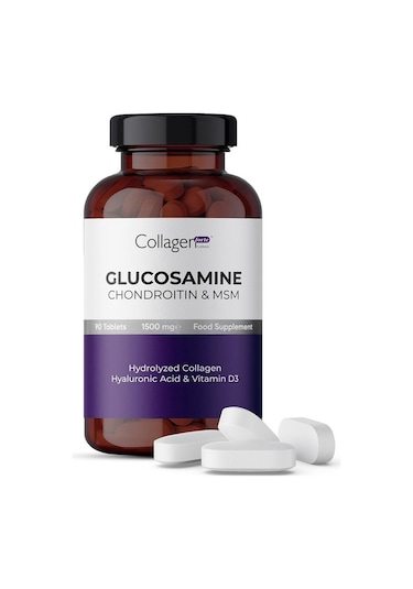 Collagen Forte Platinum Glucosamine Chondroitin Msm Collagen Tip 1-2-3 90 Tablet