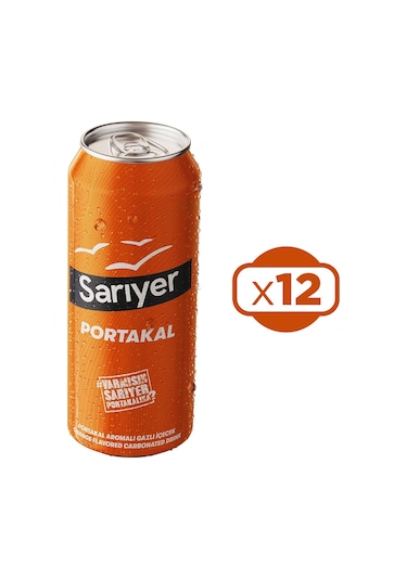 Sarıyer Portakal Aromalı Gazoz 12 x 330 ML