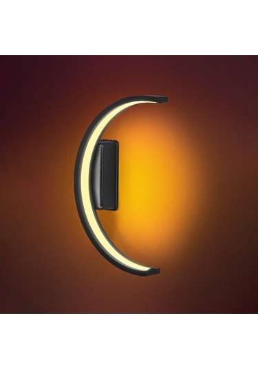 Crescent Dekoratif Duvar Aplik Hilal Model Led Linear Aydınlatma