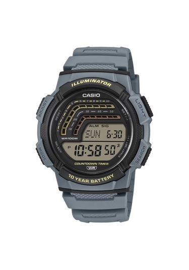 Casio Ws-1800-2avdf Quartz Silikon Mavi 10 Atm 45 Mm Erkek Kol Saati