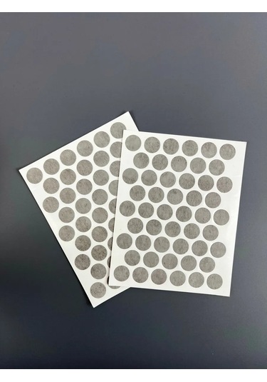 Mebel'naa Furnitura Mystery Mobilya İçin Kendinden Yapışkanlı Tıpa D-14 Mm 50 Adet 399093365 Gri