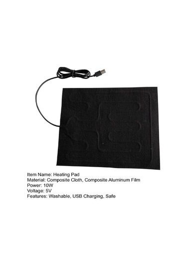 Termal İnce Ve Yumuşak Sıcak Usb Şarjı Uzun Ömürlü Isı Pet Pad Kumaş Isıtıcı
