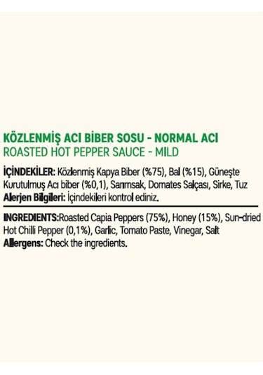 Allezz Közlenmiş Acı Biber Sosu Normal Acı Mild 3 x 105 G