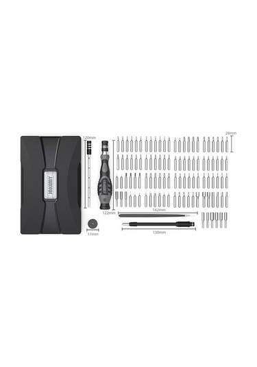 Pazly Vanadyum Uçlu, Tornavida Soketli Seti Krom Kompakt Çelik Çanta 93 9 - Hx