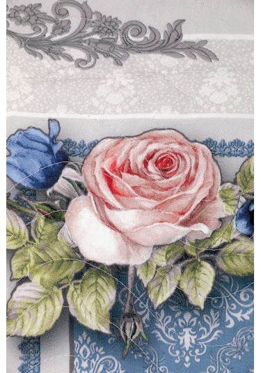 Örtüm Marie Çift Kişilik Kapitone Yatak Örtüsü Takımı - Mavi