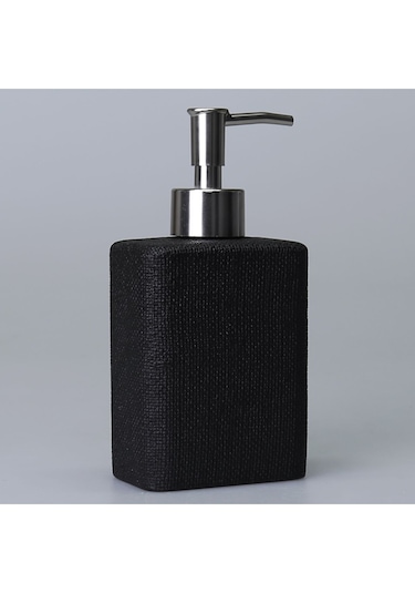 Linen Çöp Kovası Siyah