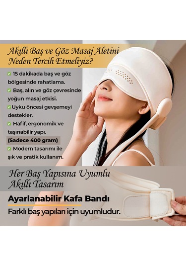 Relaxus Isıtmalı Kafa Masaj Cihazı