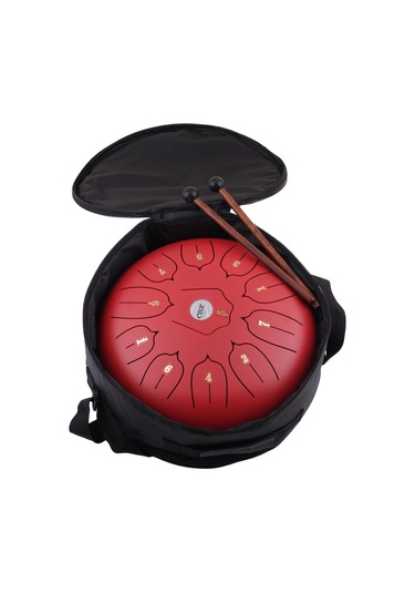 Cox Steel Tongue Drum kırmızı