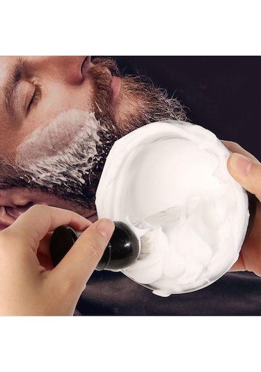 Suntek Erkek Tıraş Bıyık Fırçası Kasesi Hızlı Köpük Kremi Kase
