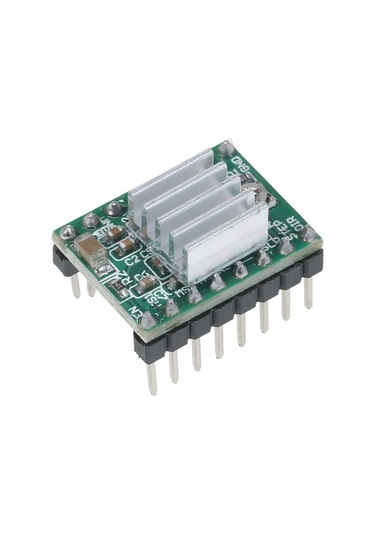 Novahub Yeşil A4988 Step Motor Sürücü Modülleri - 3d Yazıcı Aksesuarları, Soğutucu İçeren Set, 5 Adet