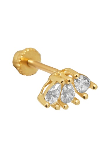 Altınkesesi Altın Üç Damla Piercing Tragus Helix